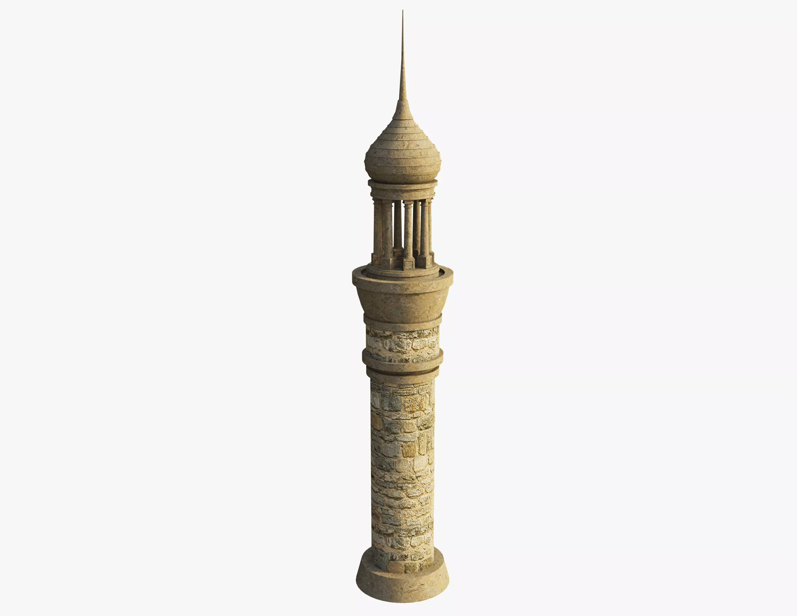 Fantasy Old Chimney Free 3D model