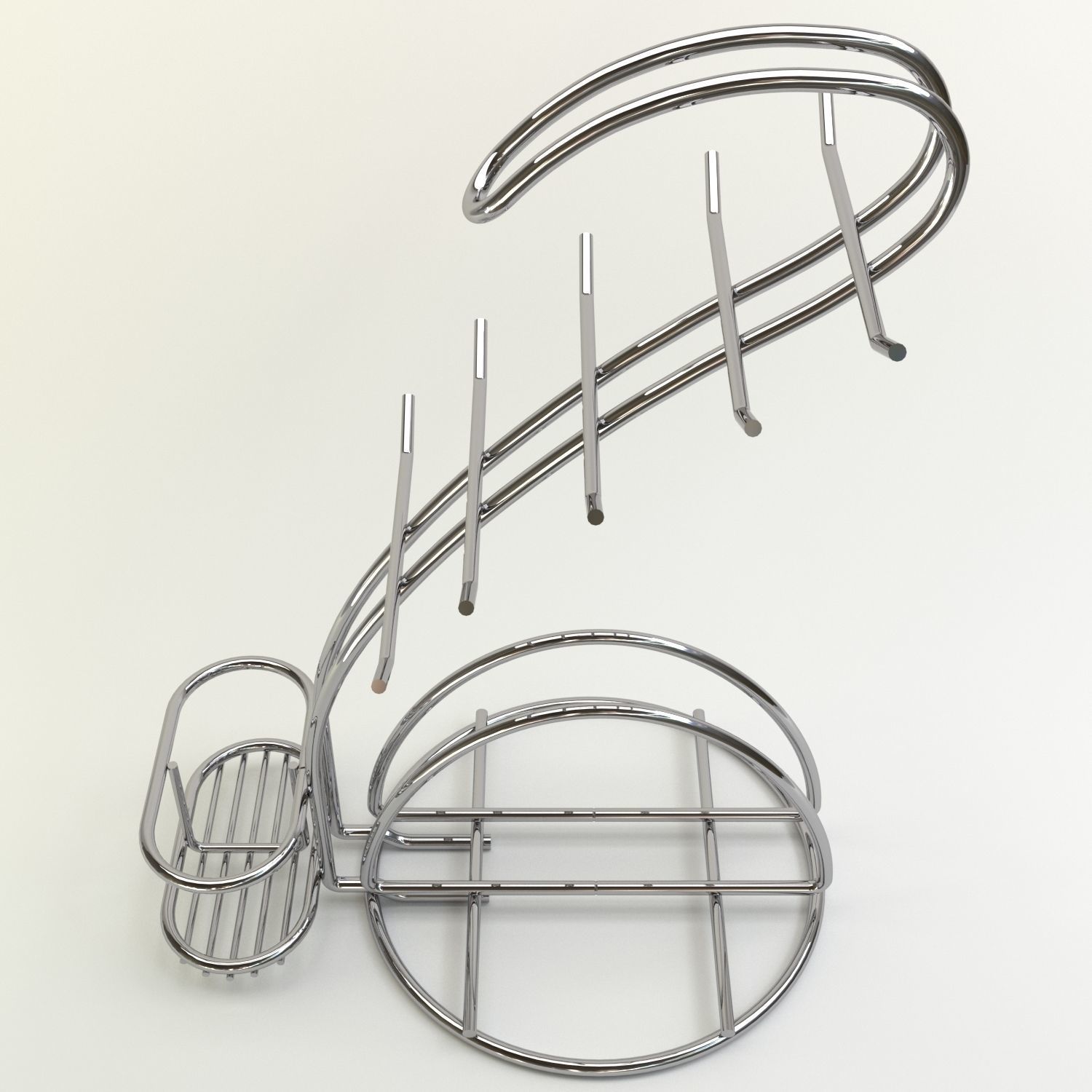 cutlery stand with pepper pot 3D model_12