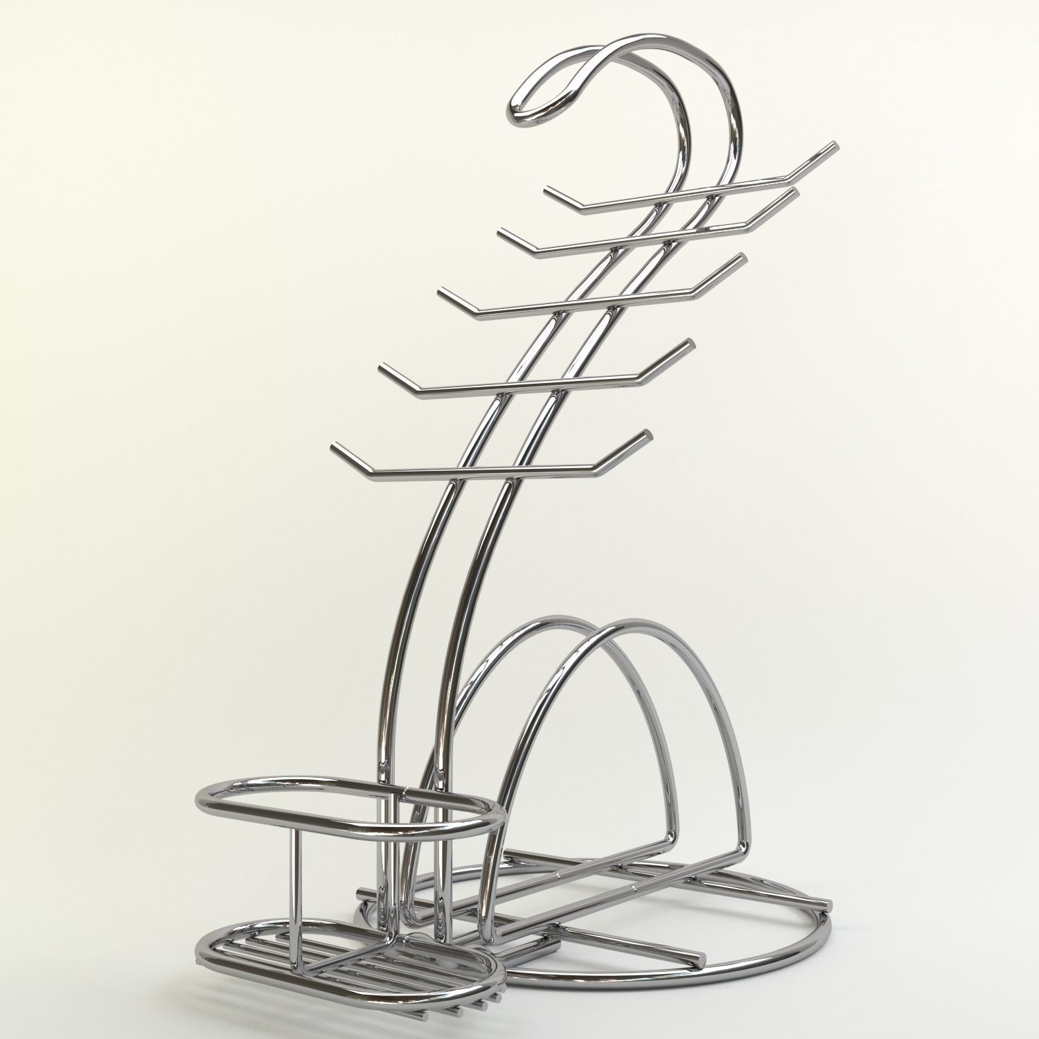 cutlery stand with pepper pot 3D model_13