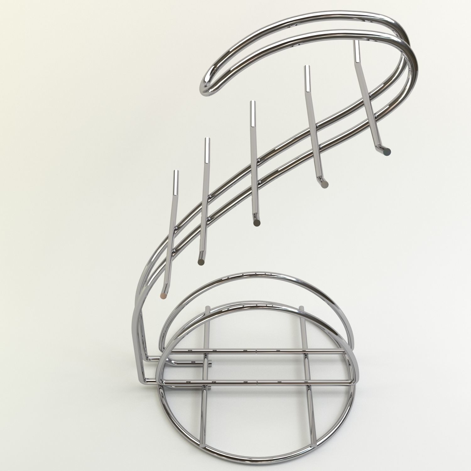 cutlery stand with pepper pot 3D model_15