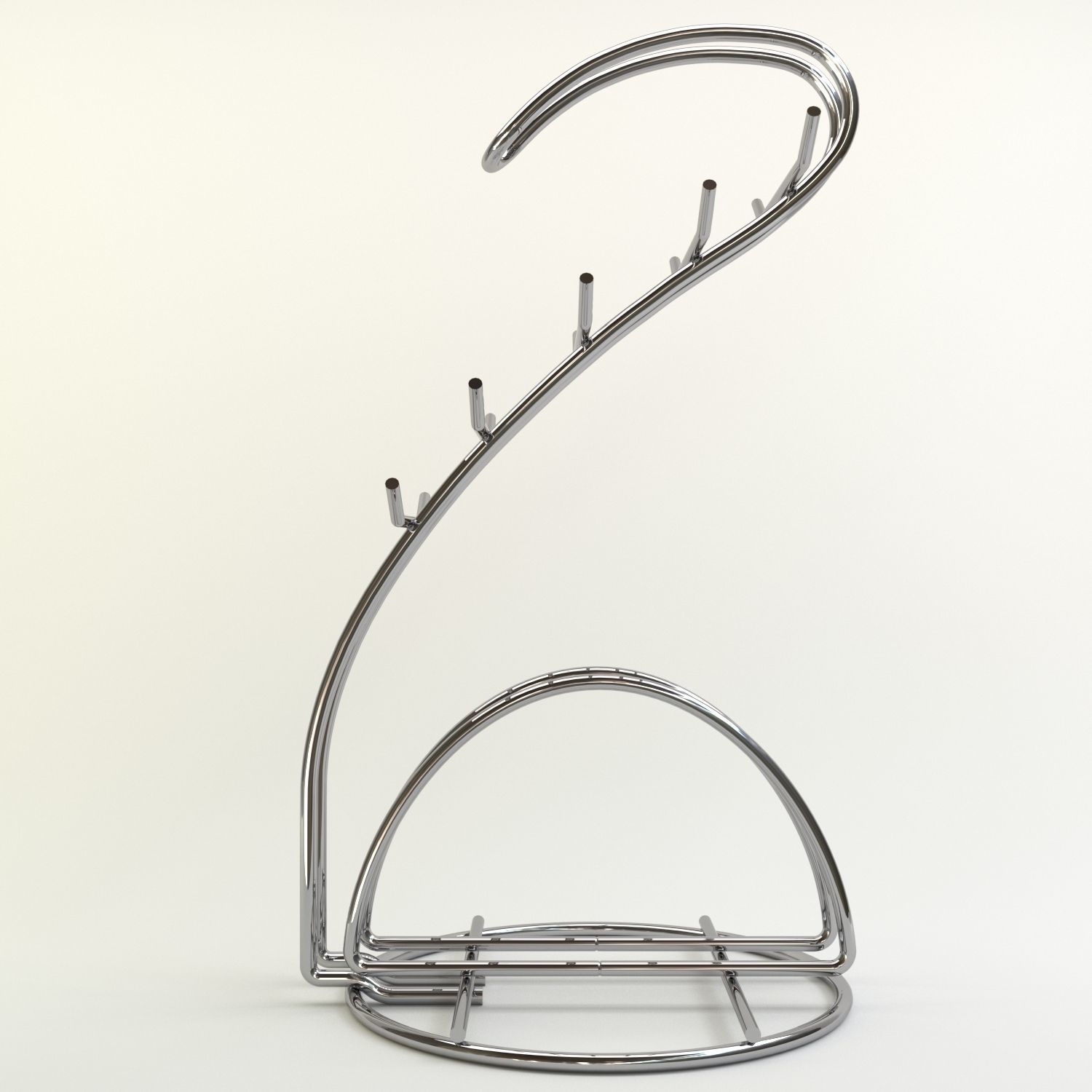 cutlery stand with pepper pot 3D model_14