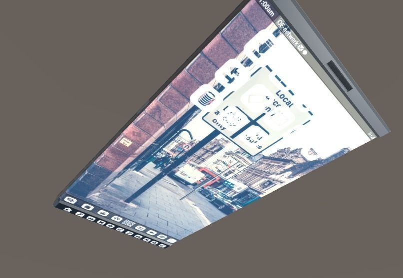 OE Mobile Phone Free low-poly 3D model_2