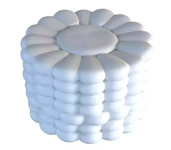 Corn Cob Piece Sliced 3D print model 3