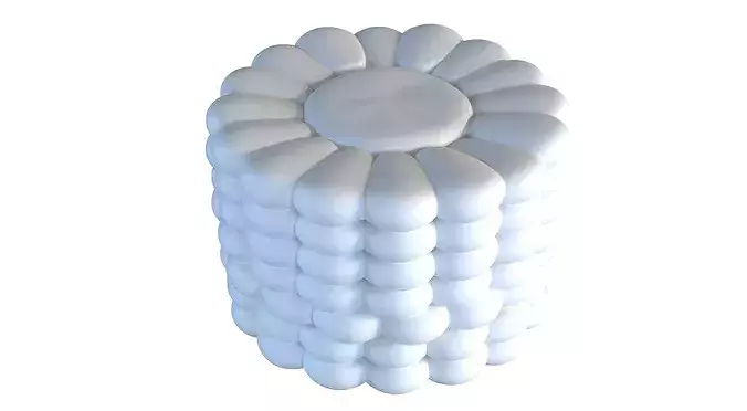 Corn Cob Piece Sliced 3D print model
