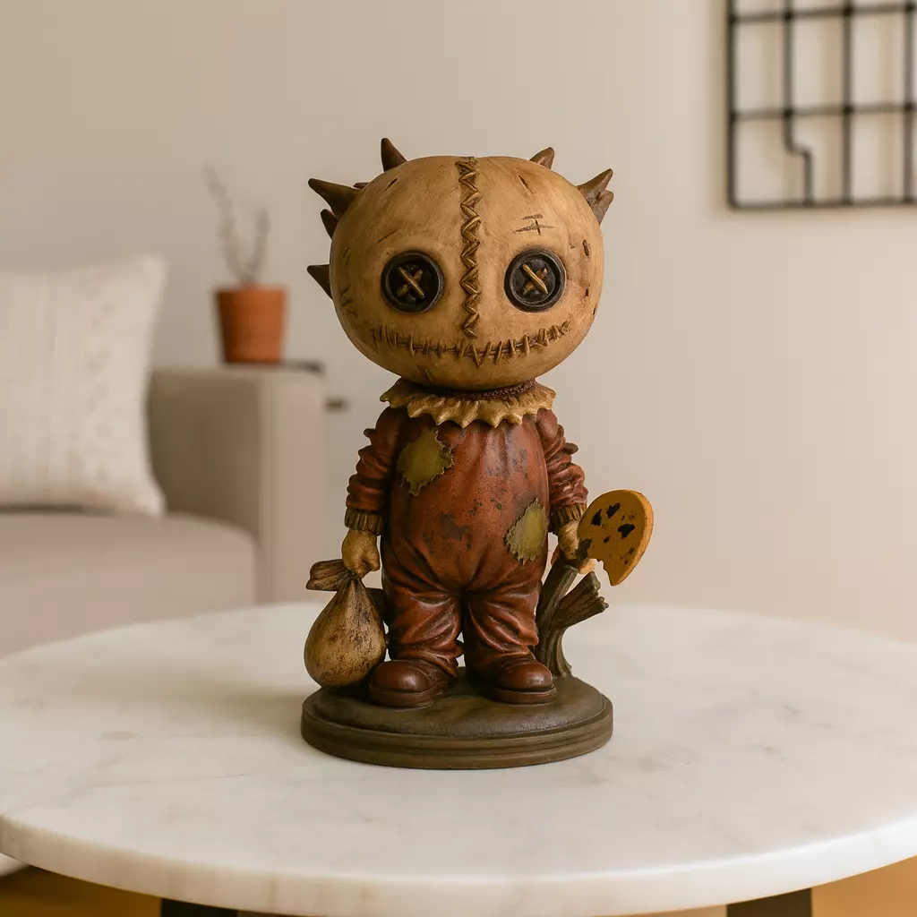 Halloween Scarecrow Pumpkin Doll Figurine 3D Model STL OBJ 3D print model