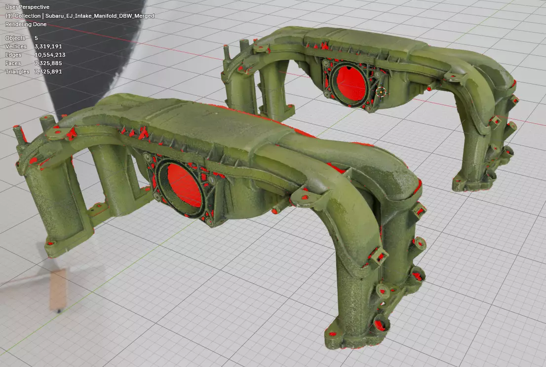 Subaru Intake Manifold DBW 14003AC321 2010-2012 Scan 3D model
