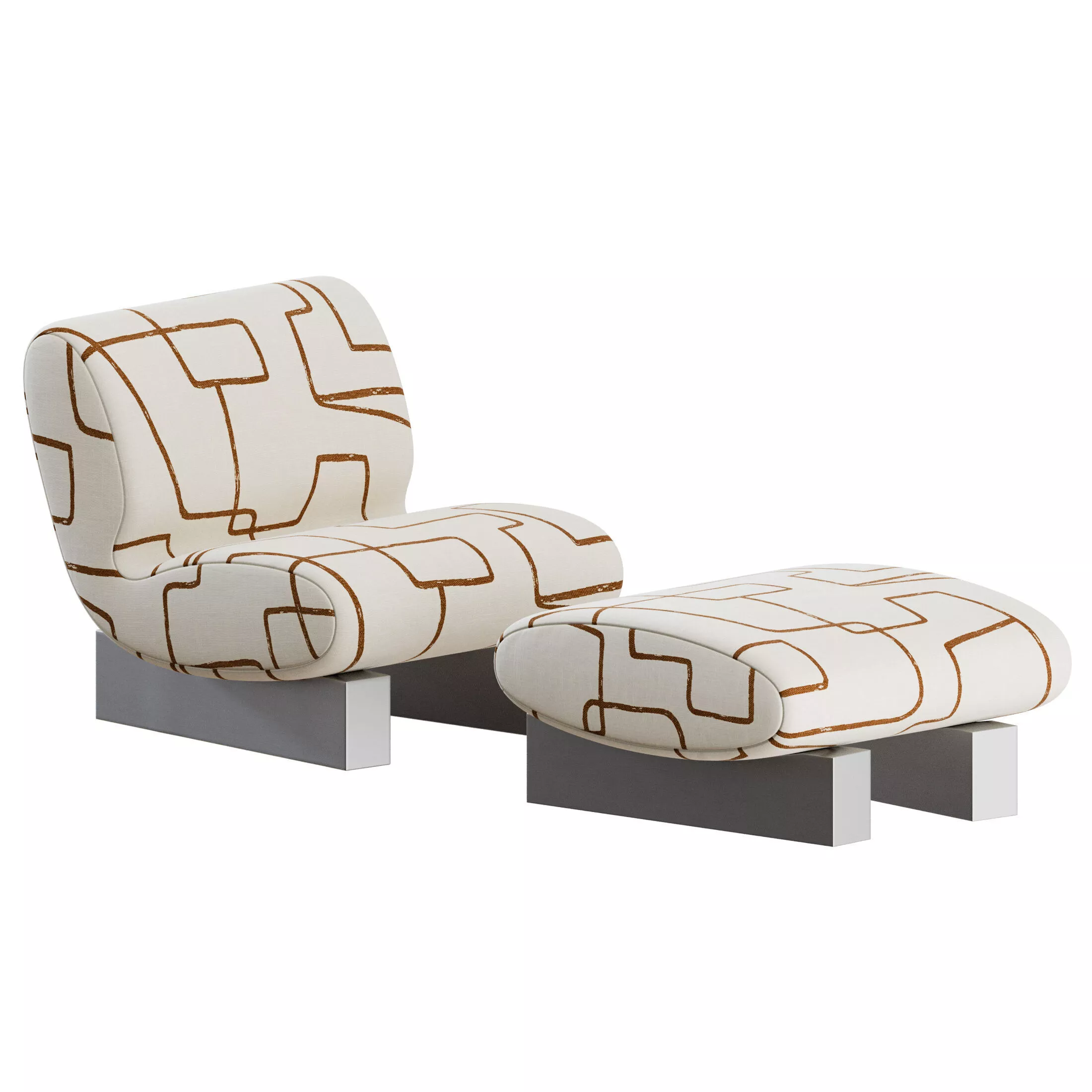 Liz Armchair by Collector Group 3D model
