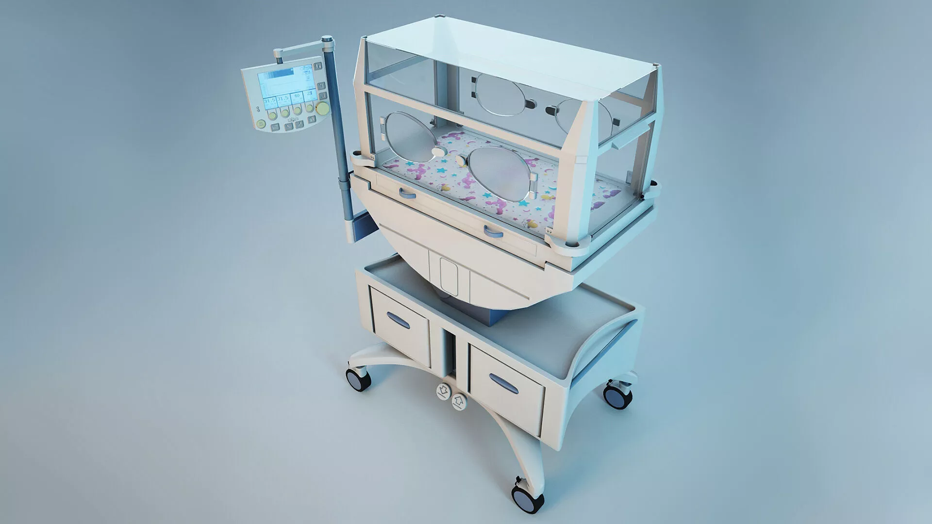 Weyer Infant Incubator 3D model