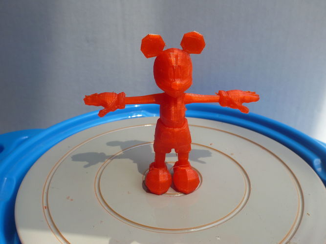 AAA 3D Printable Mickey Mouse 3D print model