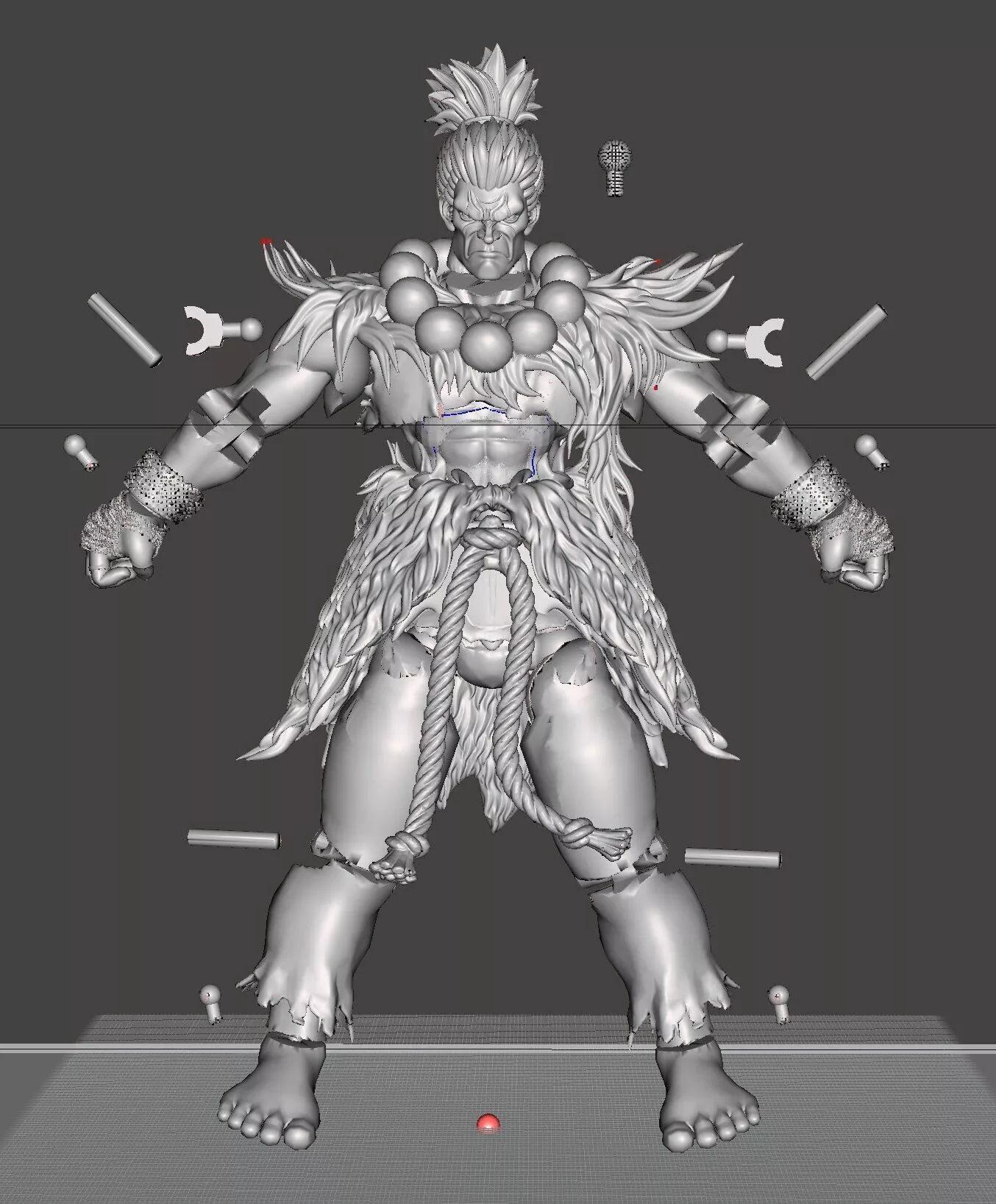 SF-VI Articulated Action Figure 3D print model 3D print model
