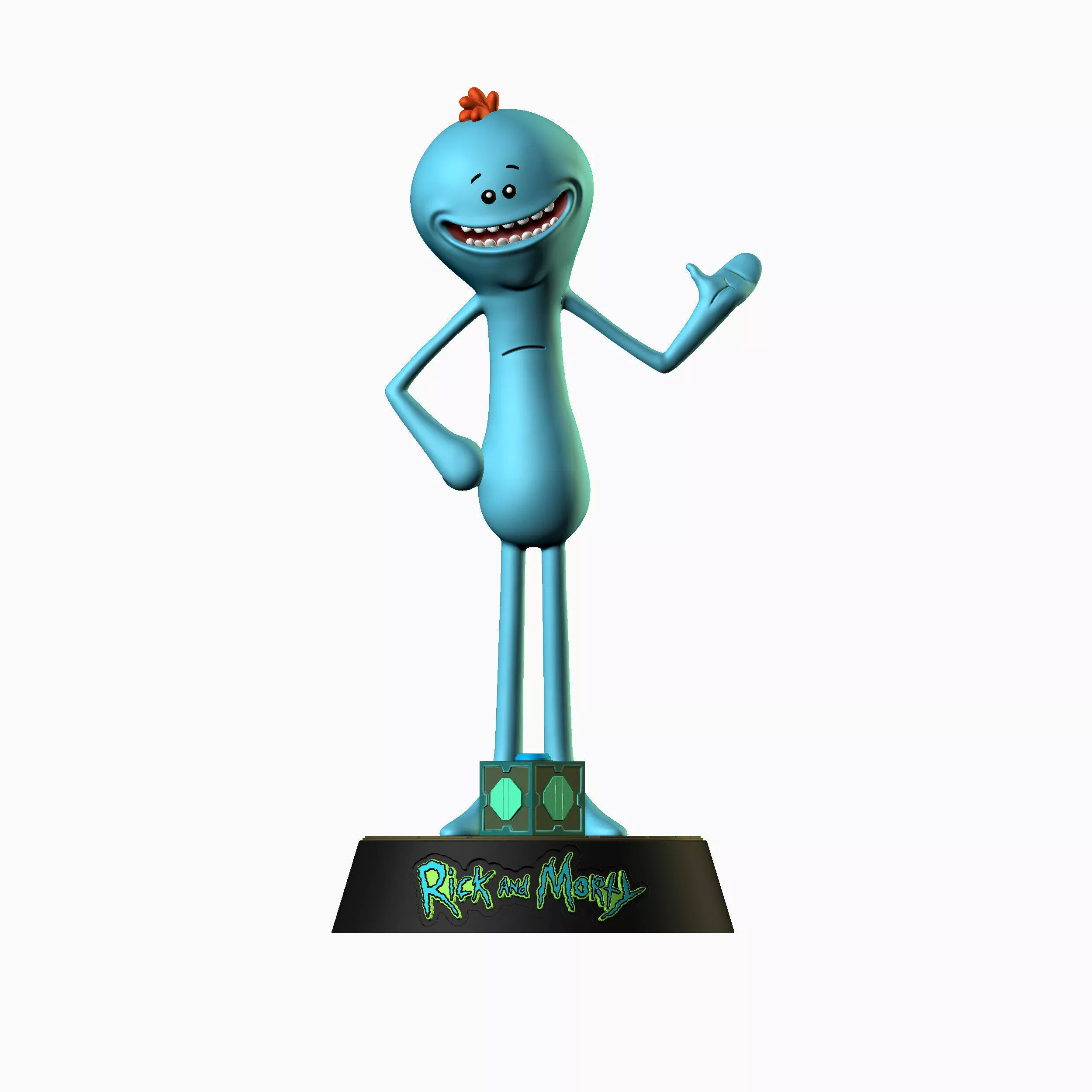 Mr meeseeks collectible 3D print model