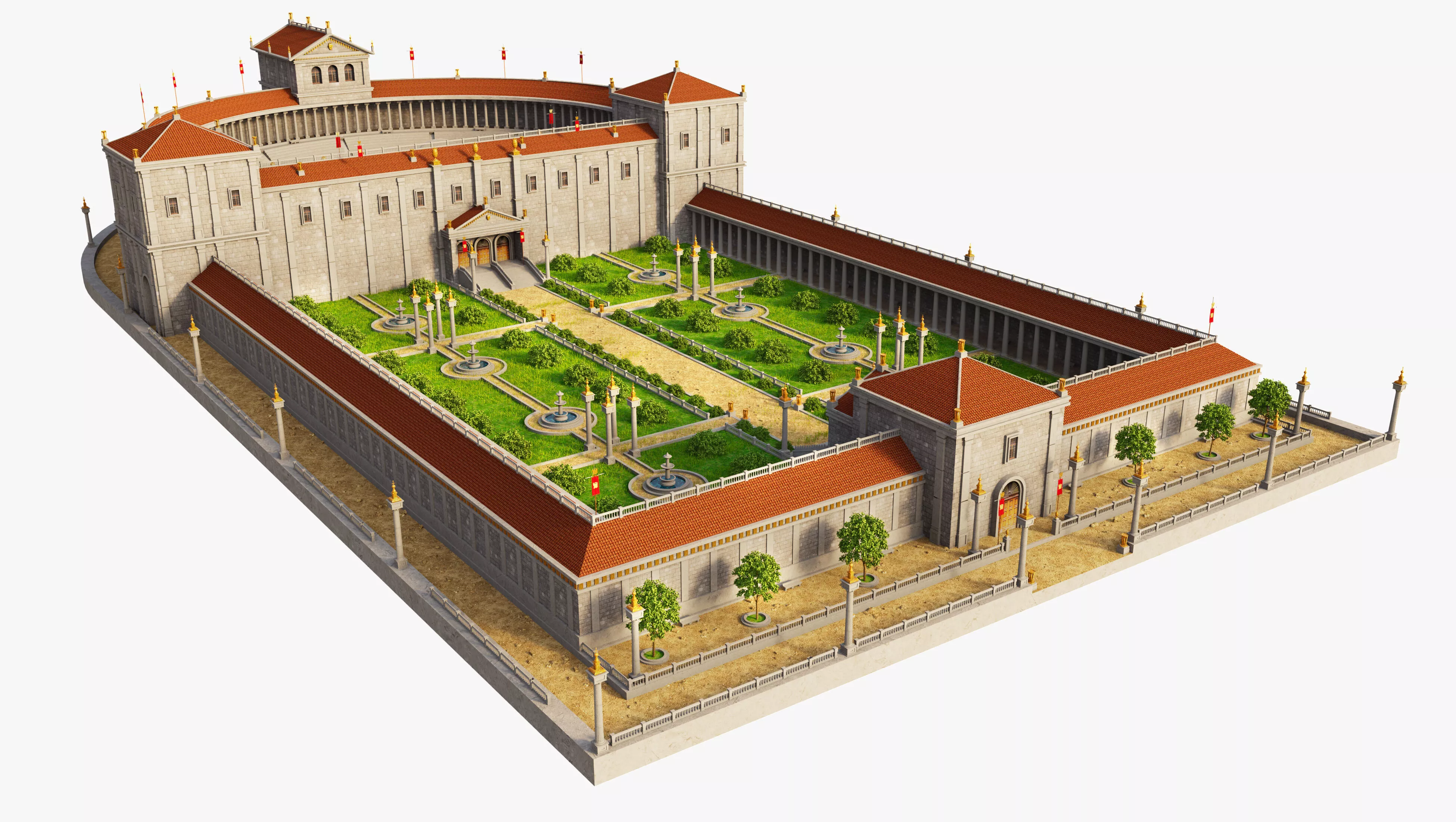 Theatre of Pompey 3D model