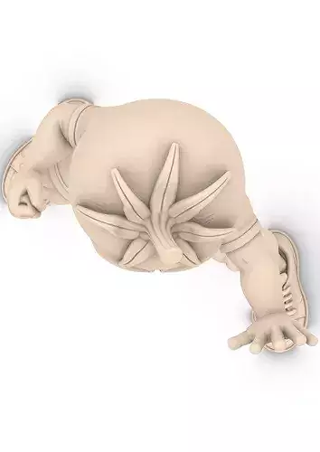 Angry Tomato Vegetable Fighter STL 3D print model 6