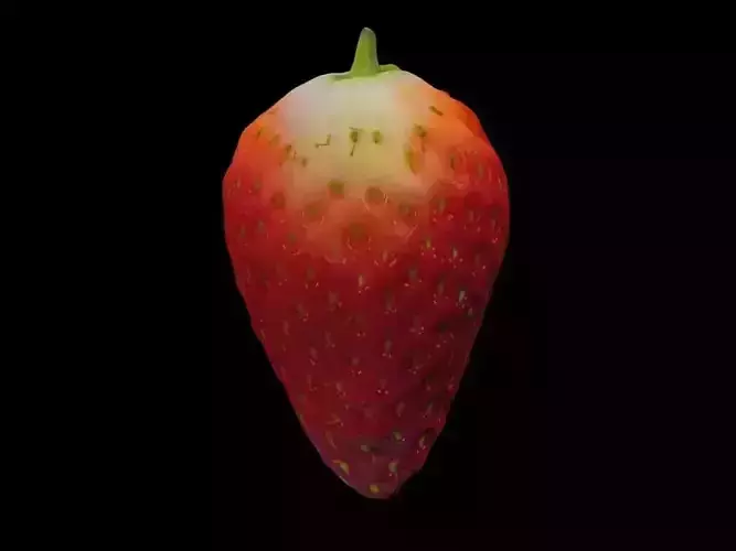 Strawberry - low poly