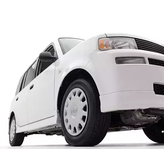 First-Generation Scion xB Toyota bB Box Compact Low-poly 3D model 3