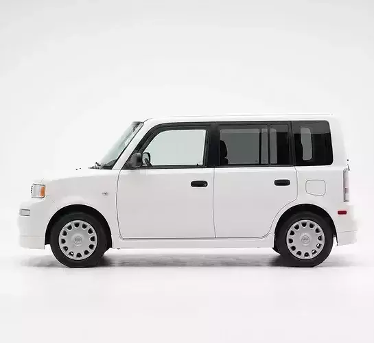 First-Generation Scion xB Toyota bB Box Compact Low-poly 3D model 7