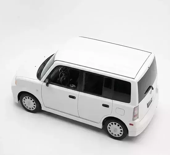 First-Generation Scion xB Toyota bB Box Compact Low-poly 3D model 4