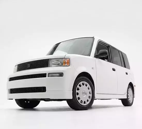 First-Generation Scion xB Toyota bB Box Compact Low-poly 3D model 6