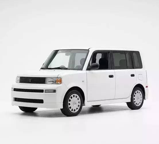 First-Generation Scion xB Toyota bB Box Compact Low-poly 3D model