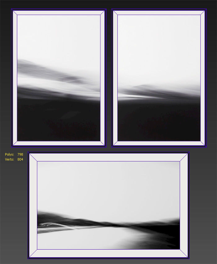 RH MARIA V CANO PHOTOGRAPHY Framed Low-poly 3D model_3