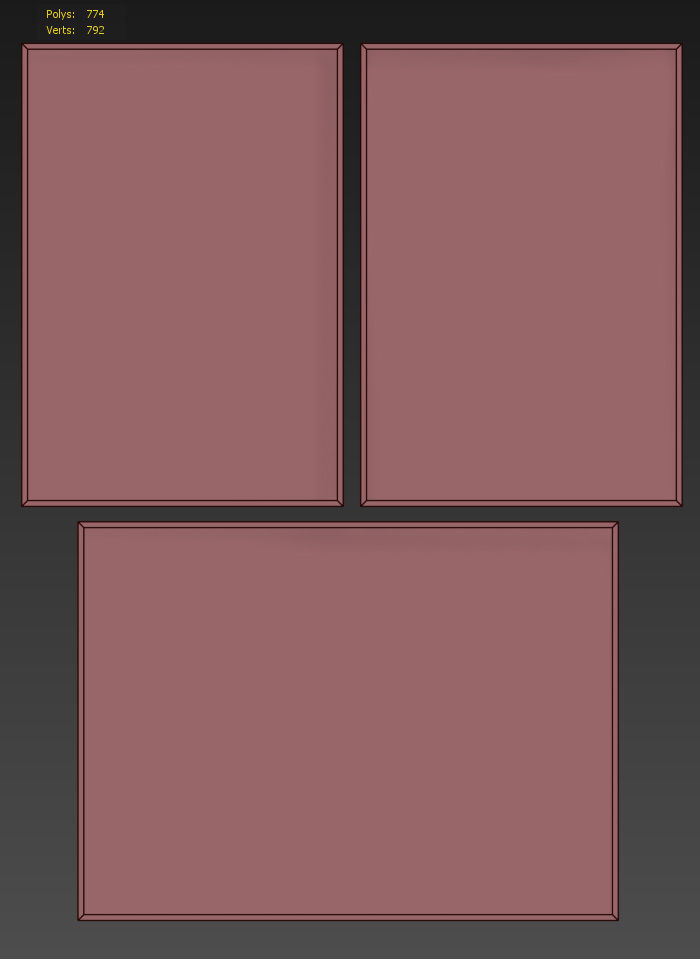 RH PETER FOUCAULT SET-01 Low-poly 3D model_3