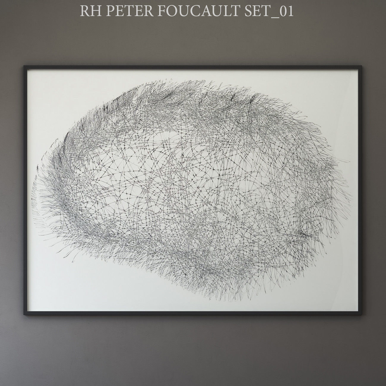 RH PETER FOUCAULT SET-01 Low-poly 3D model_1