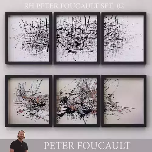 PETER FOUCAULT SET-02 Framed