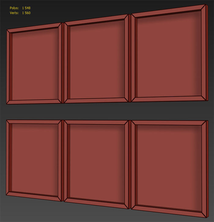 PETER FOUCAULT SET-02 Framed Low-poly 3D model_1