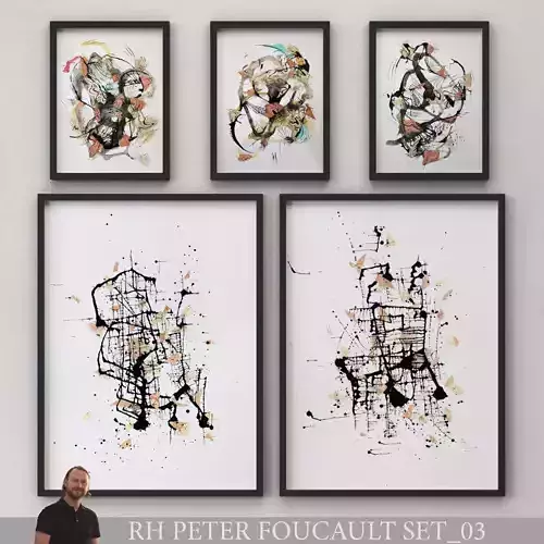 PETER FOUCAULT SET-03 Framed