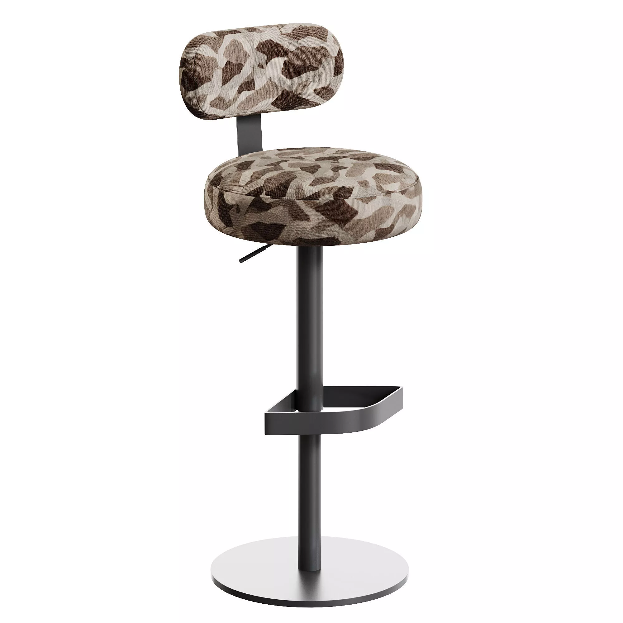 Performance Adjustable Stool Low-poly 3D model