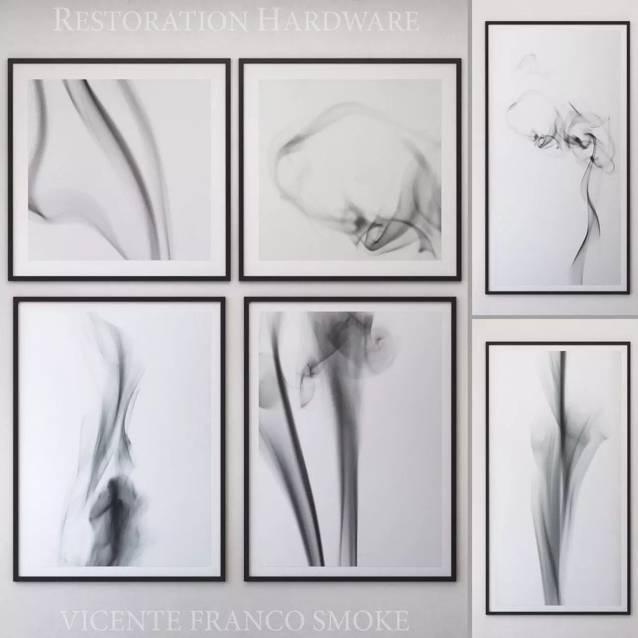 RH VICENTE FRANCO SMOKE Framed Low-poly 3D model_0