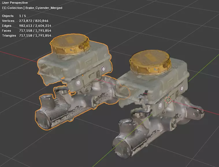 Subaru Brake Master Cylinder 26401AC191 1998-2008 Scan 3D model