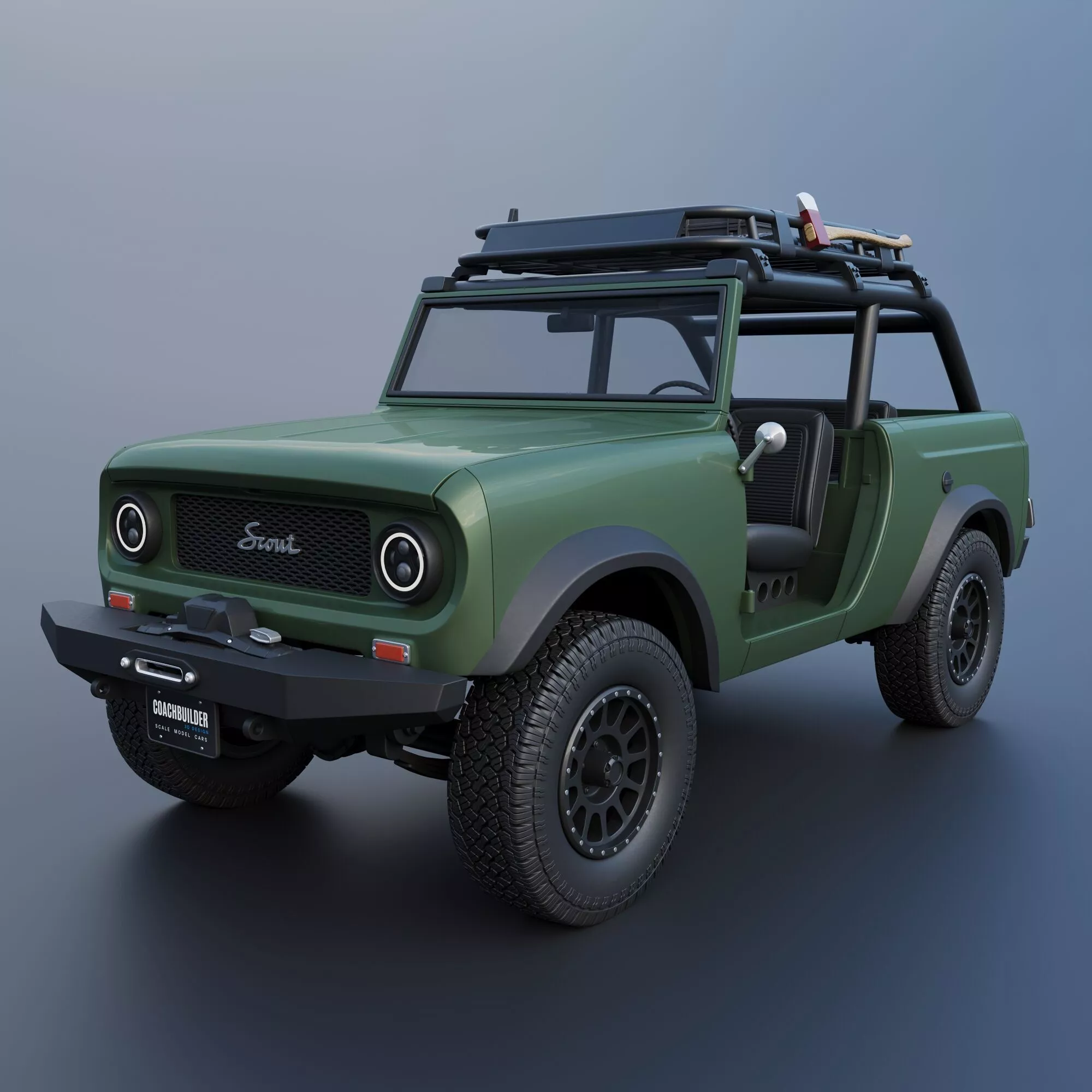 International Scout Custom 1965 3D print model