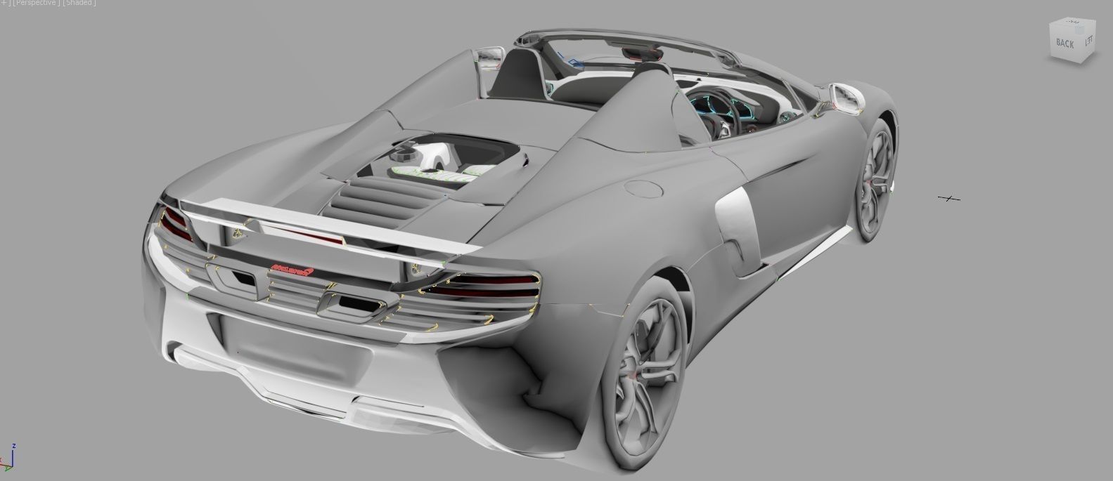 Mclaren deign 3D model_3