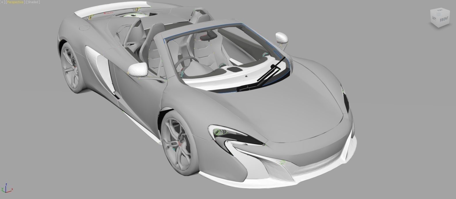 Mclaren deign 3D model_2