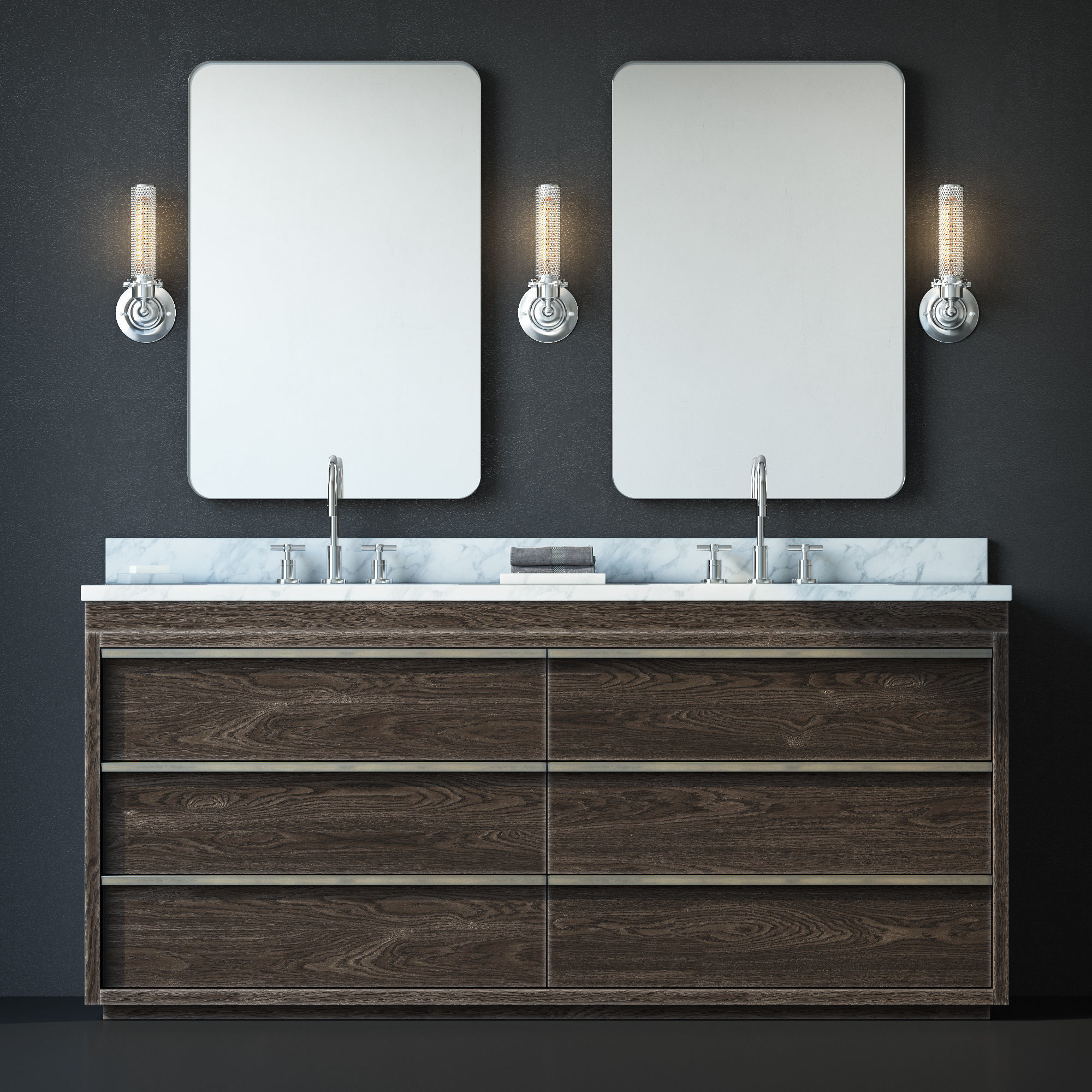 RH BEZIER DOUBLE VANITY 3D model_5