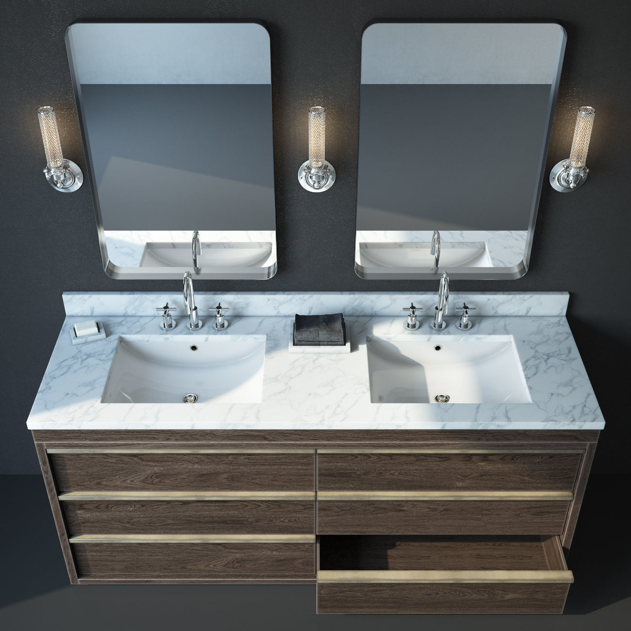 RH BEZIER DOUBLE VANITY 3D model_6