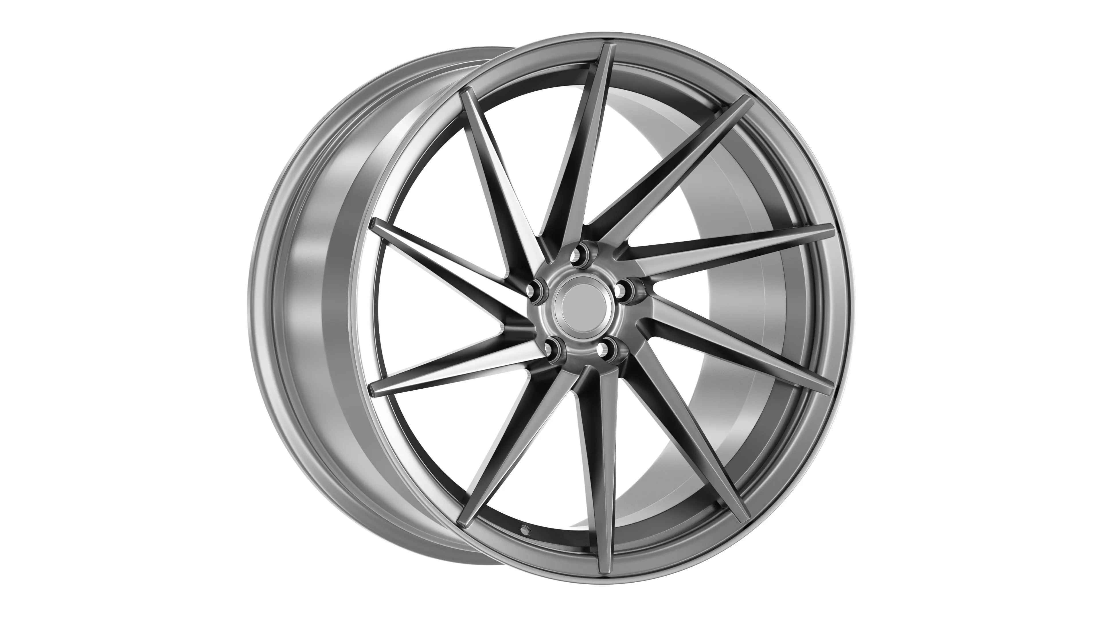 FORGED WHEEL P03 Low-poly 3D model
