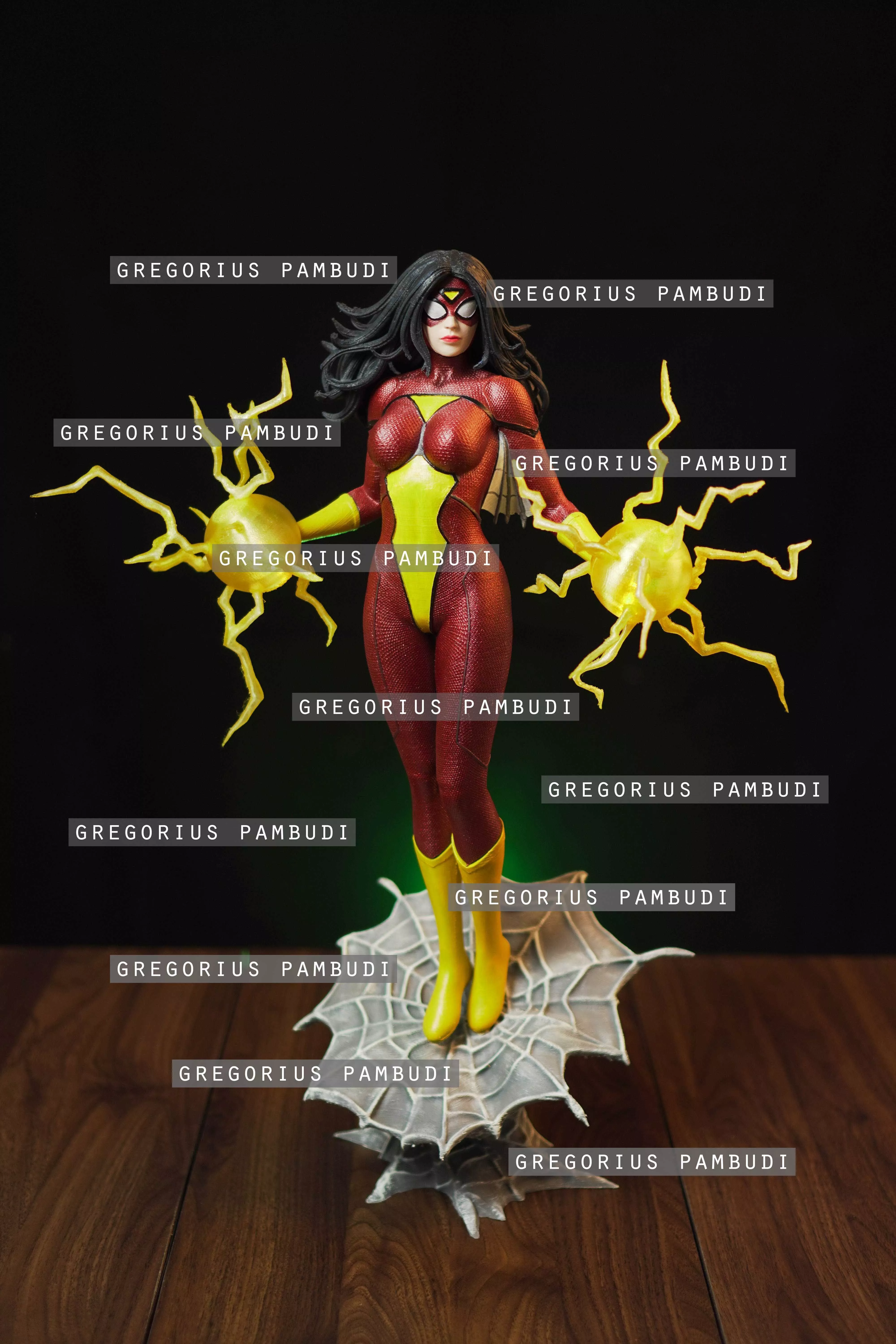 Spider-Woman Fan Art Statue 3d Printable 3D print model