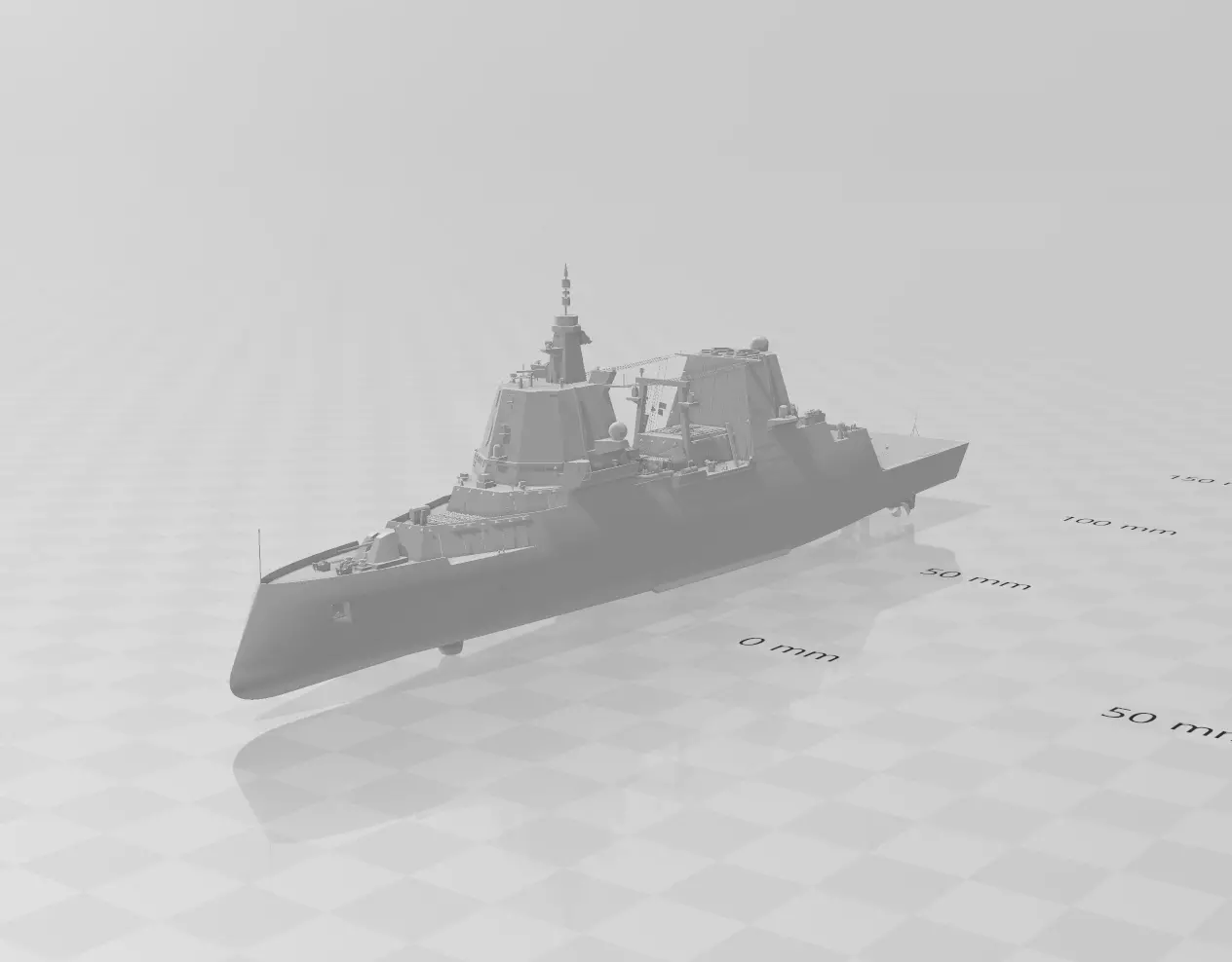 German Navy Type F127 frigate 3D print model 3D print model