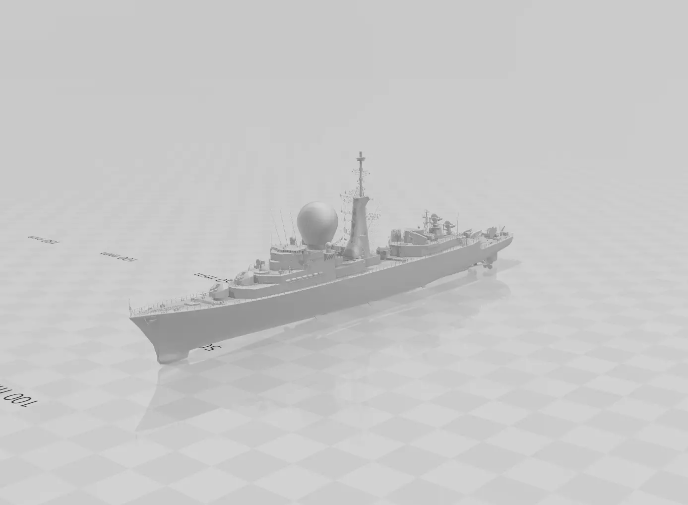 La Marine nationale Frigate de classe Suffren 3D print model 3D print model