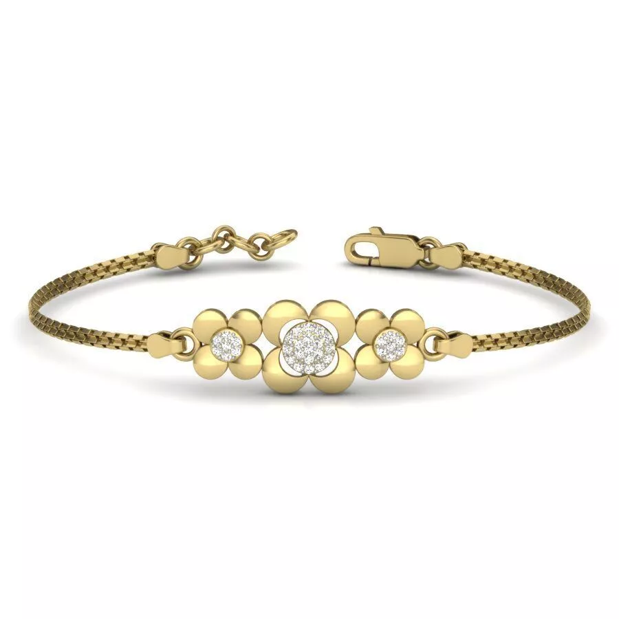 SILVER AND GOLD BANGLES 3D print model