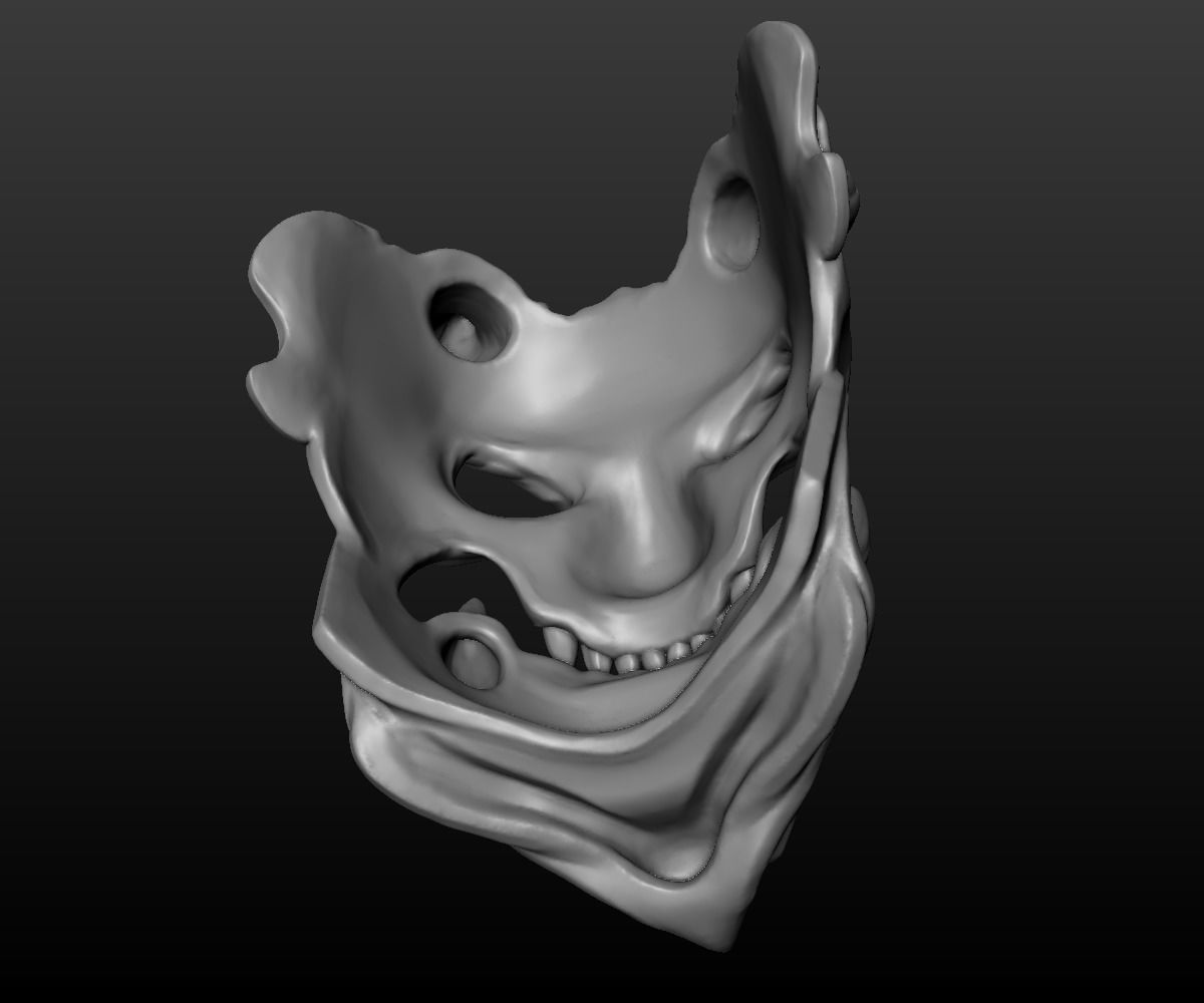 Demon Mask 2 3D print model_15