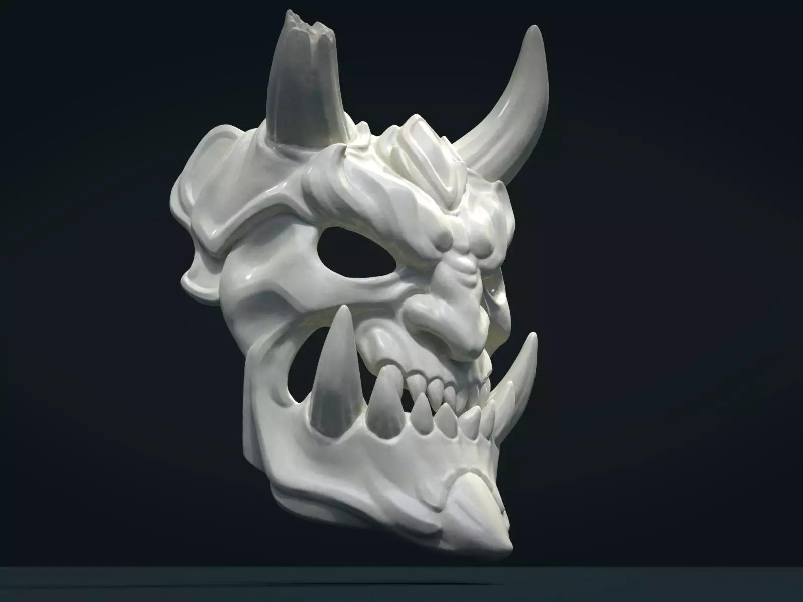Demon Mask 2 3D print model_0