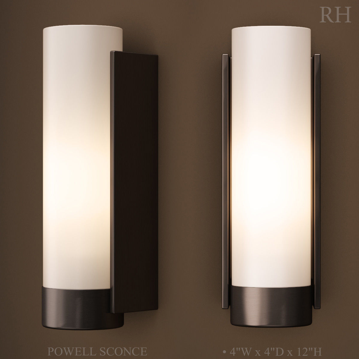RH POWELL SCONCE 3D model_4