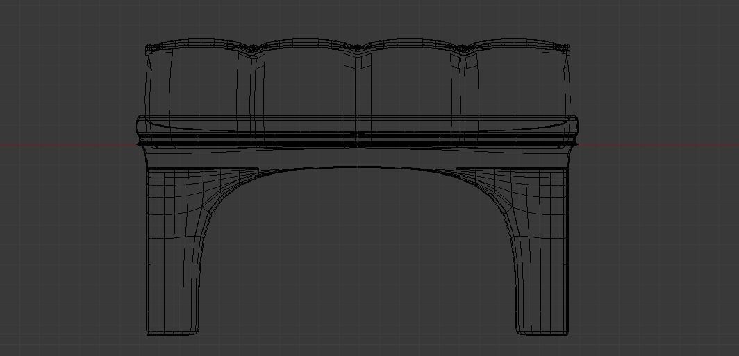 Fancy stool 3D model_6