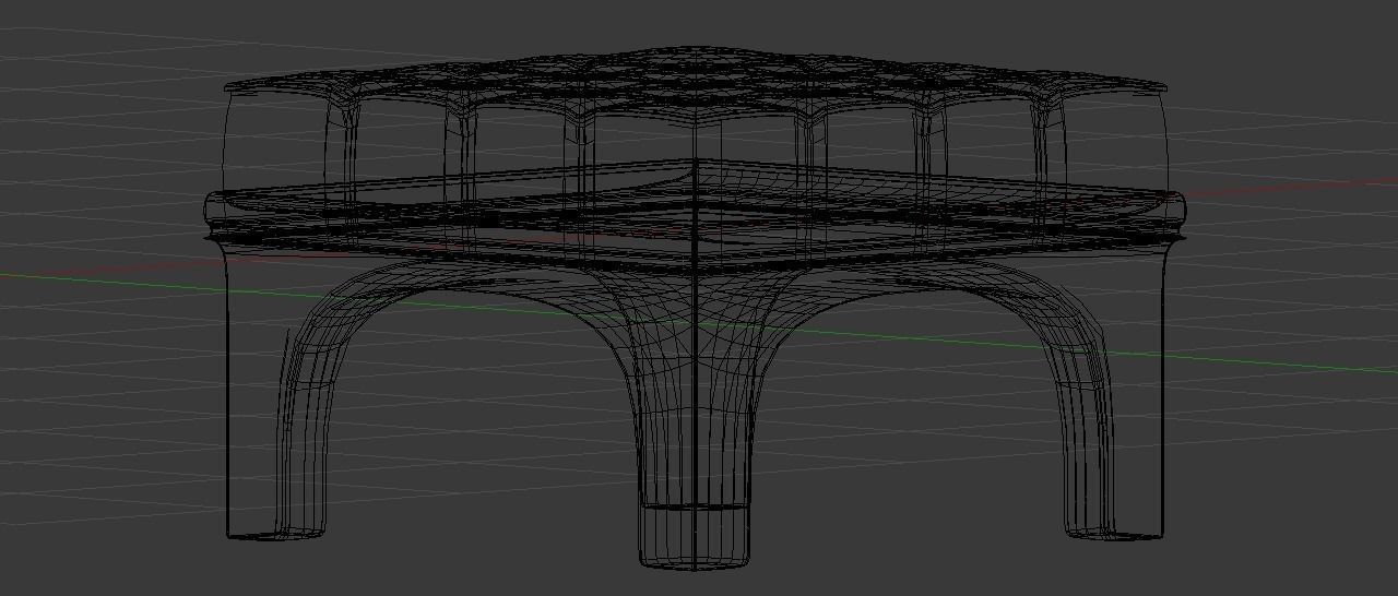 Fancy stool 3D model_5