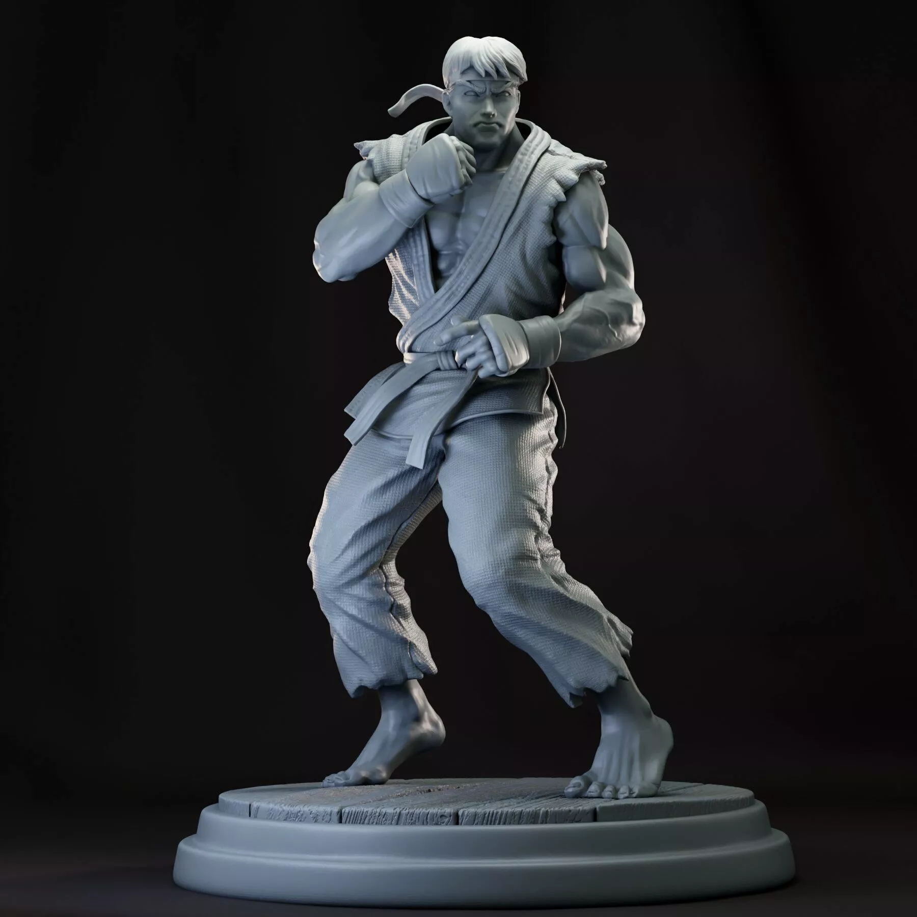 Ryu Street Fighter 3D print model