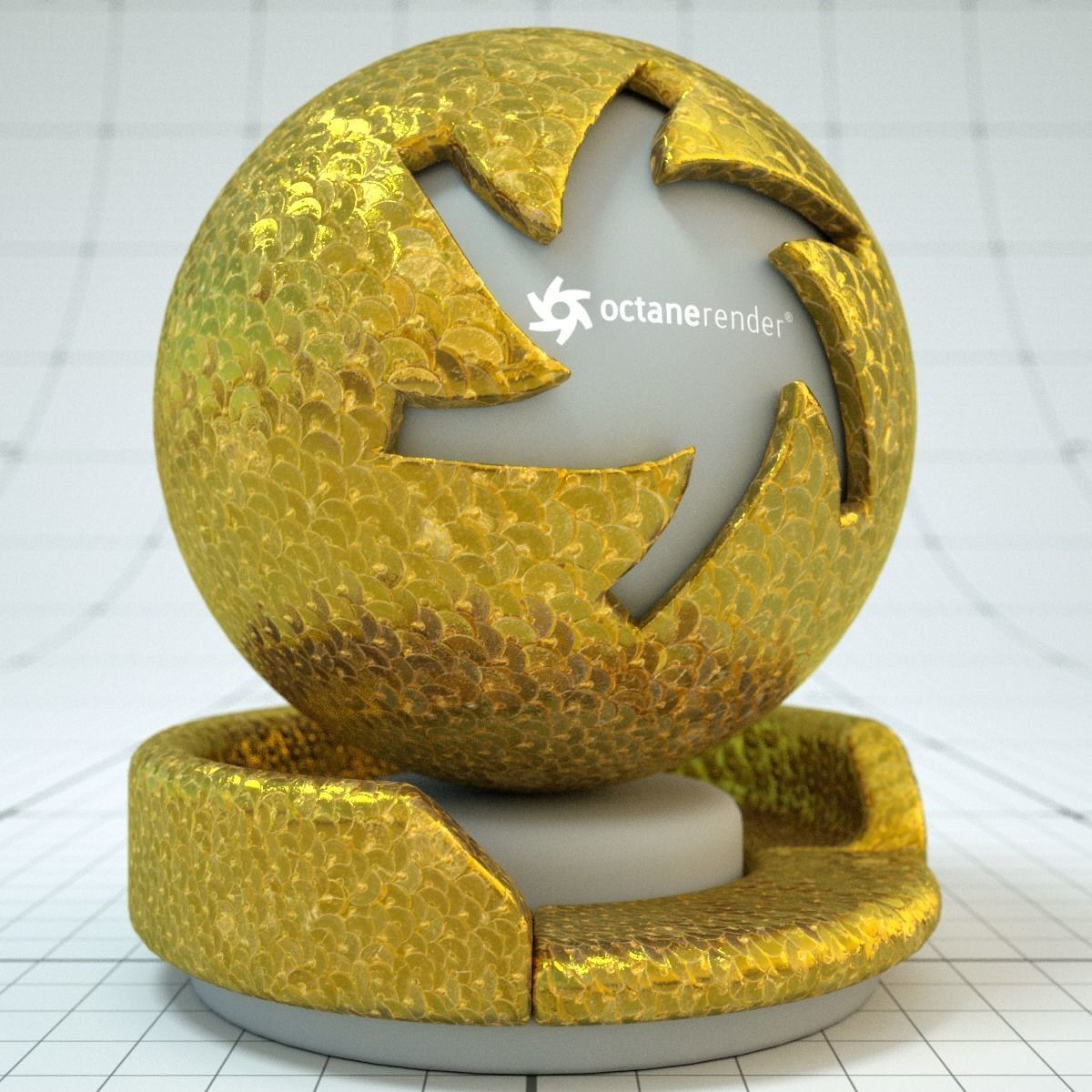 4 PBR Golden Fabric Maps Texture_2