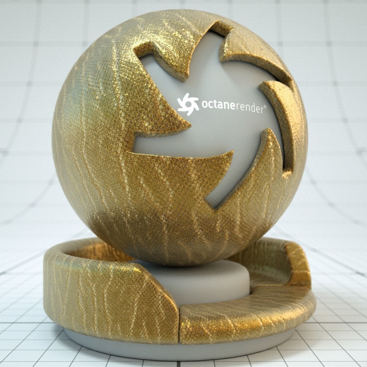 4 PBR Golden Fabric Maps Texture_4